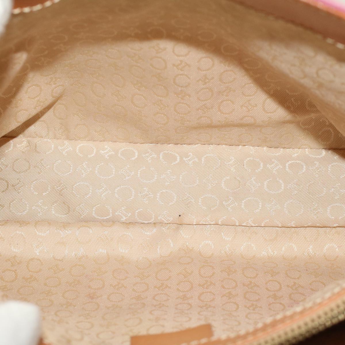 Celine C Macadam Canvas Hand Bag Pink  bs5460