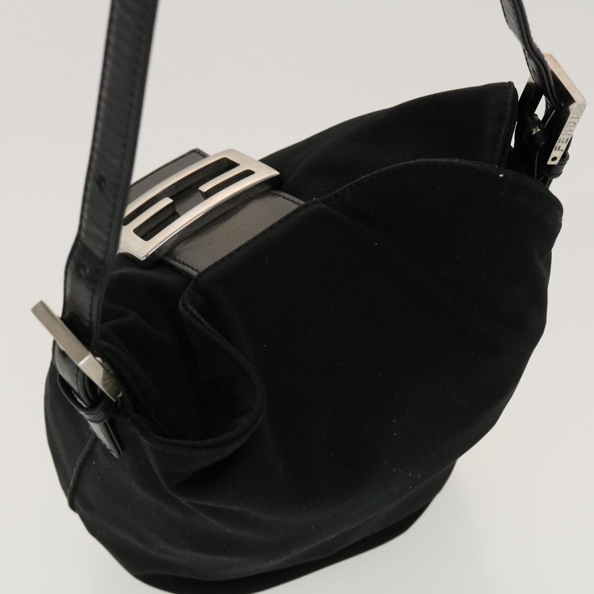 Prada Mamma Baguette Shoulder Bag Nylon Black 2321.26765.009  bs5466