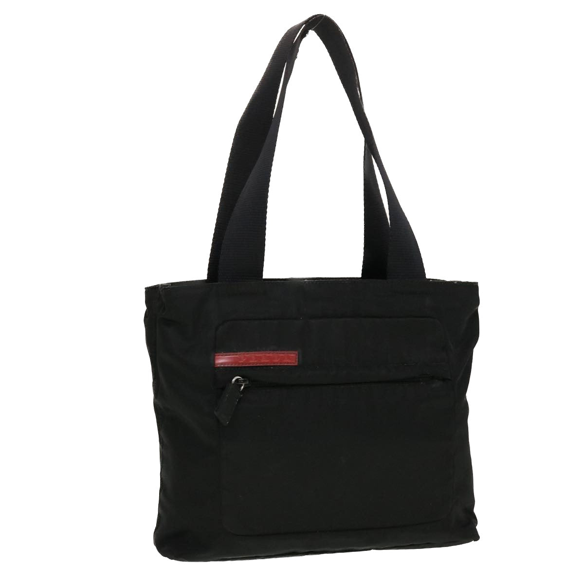 Prada Hand Bag Nylon Black  bs5697