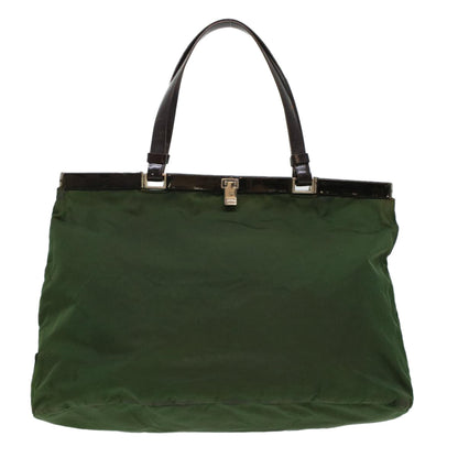 Prada Tote Bag Nylon Green  bs5745