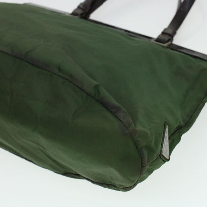 Prada Tote Bag Nylon Green  bs5745