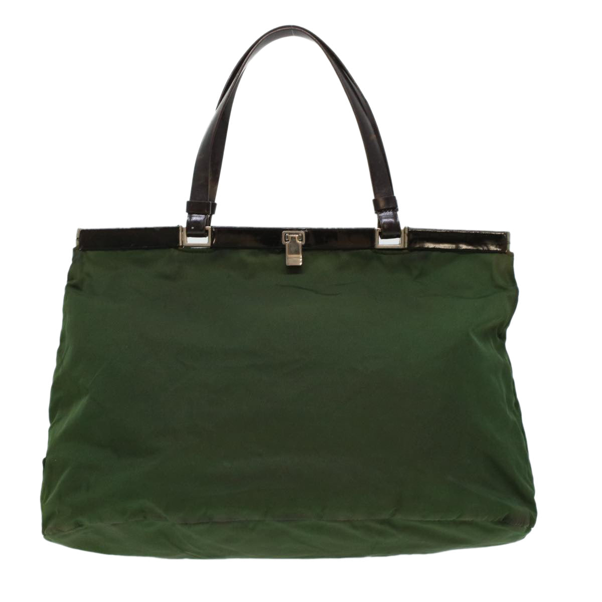 Prada Tote Bag Nylon Green  bs5745