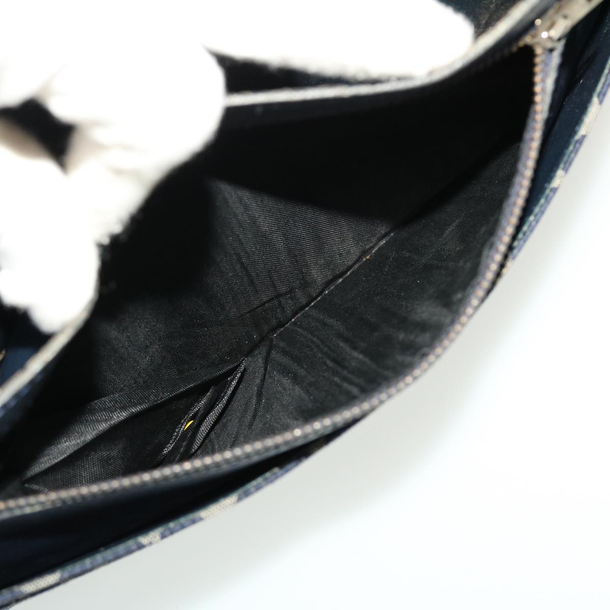 Celine C Macadam Canvas Clutch Shoulder Bag 2Set Beige Navy  bs5756