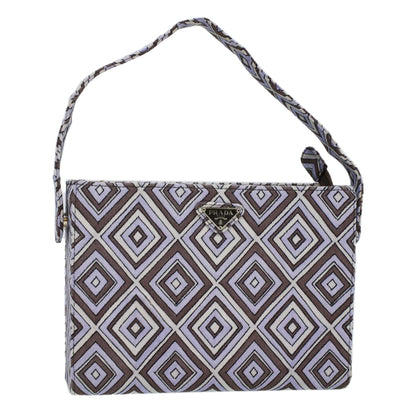 Prada Shoulder Bag Canvas Purple  bs5783