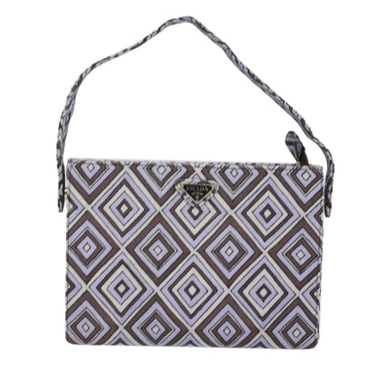 Prada Shoulder Bag Canvas Purple  bs5783