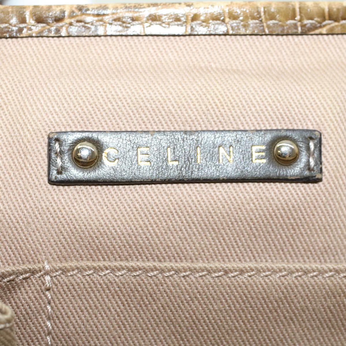 Celine Macadam Canvas Boogie Bag Hand Bag Beige WC-ST-0068  bs5785