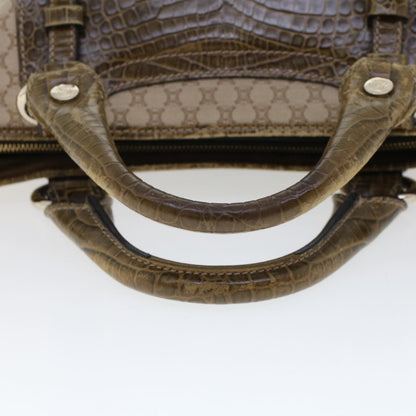 Celine Macadam Canvas Boogie Bag Hand Bag Beige WC-ST-0068  bs5785
