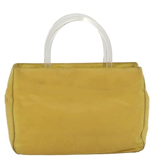 Prada Hand Bag Nylon Yellow  bs5815