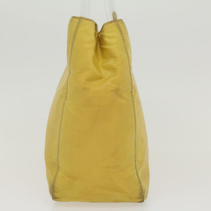 Prada Hand Bag Nylon Yellow  bs5815