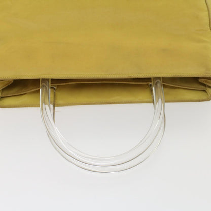 Prada Hand Bag Nylon Yellow  bs5815