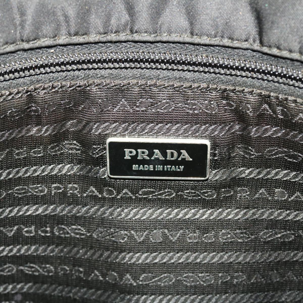 Prada Shoulder Bag Nylon Black  bs5865