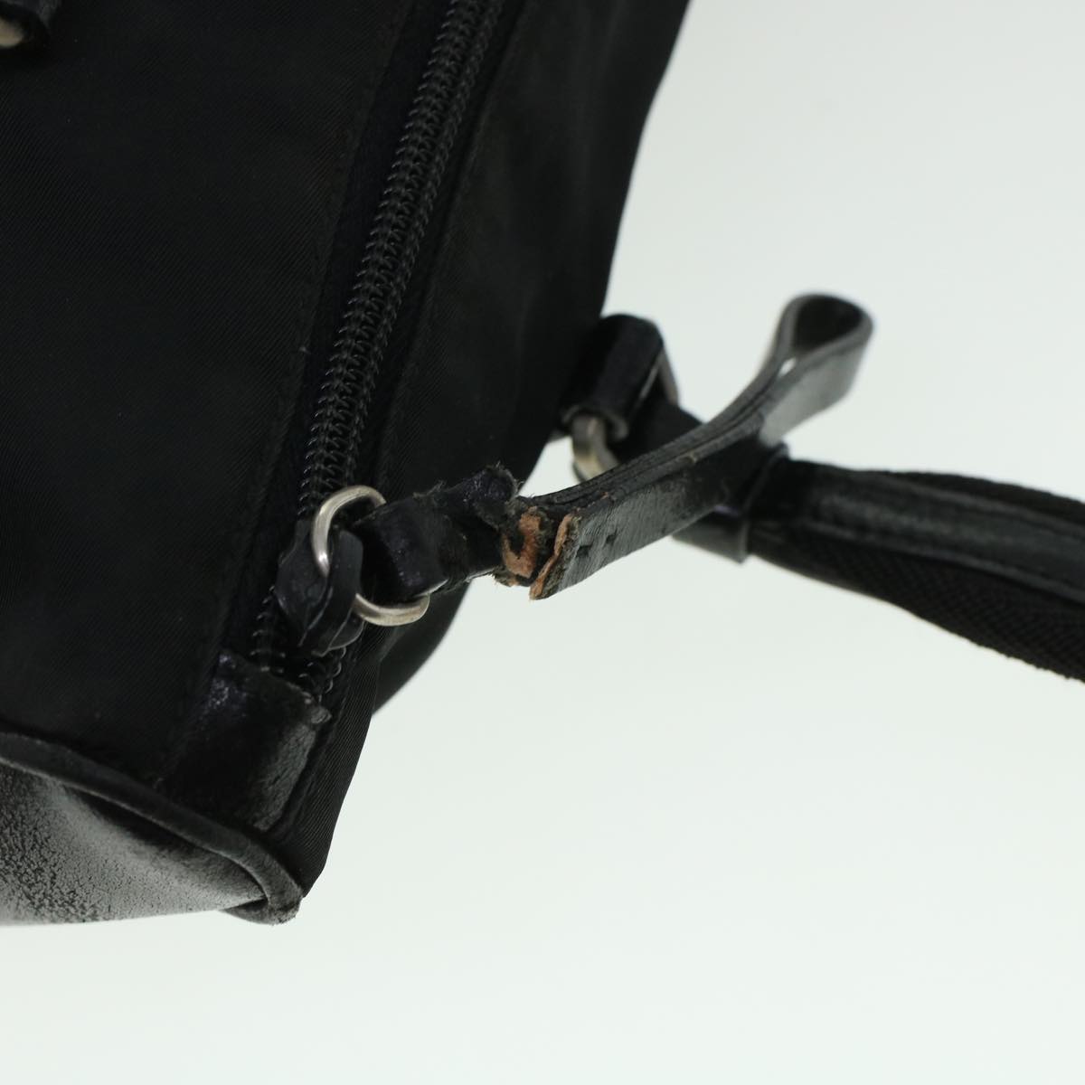 Prada Hand Bag Nylon Black  bs6059