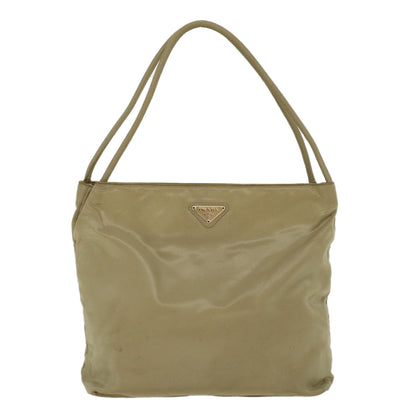 Prada Shoulder Bag Nylon Khaki  bs6125