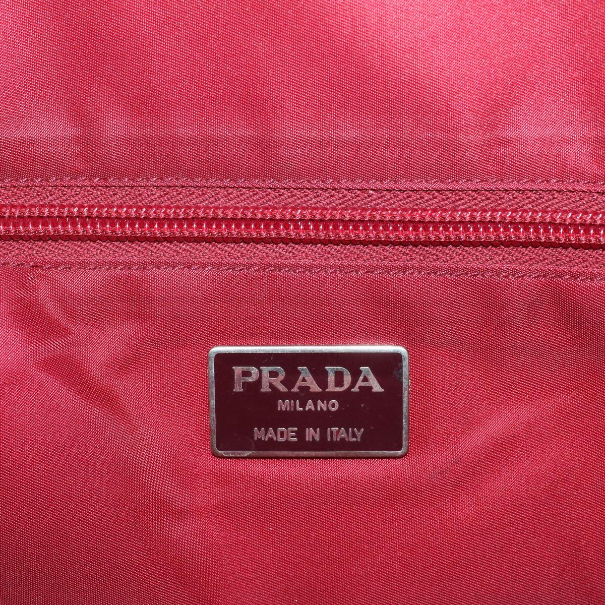 Prada Tote Bag Nylon Red  bs6132