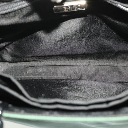 Prada Hand Bag Nylon Green  bs6158