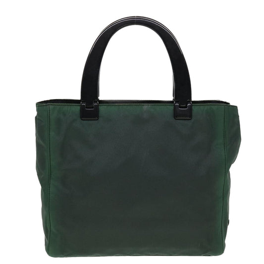 Prada Hand Bag Nylon Green  bs6158