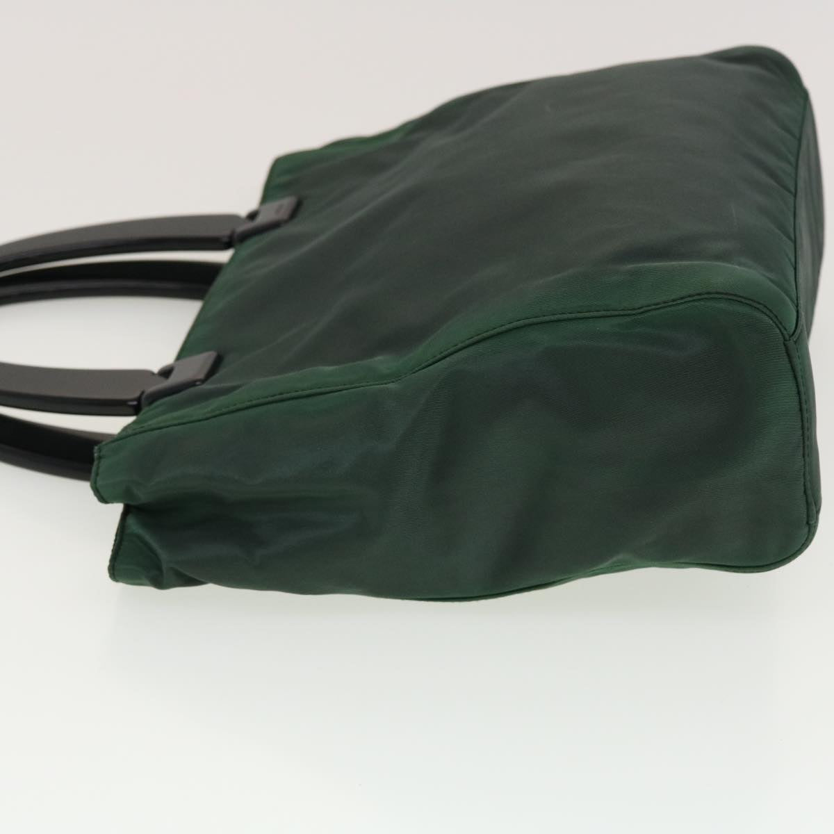 Prada Hand Bag Nylon Green  bs6158