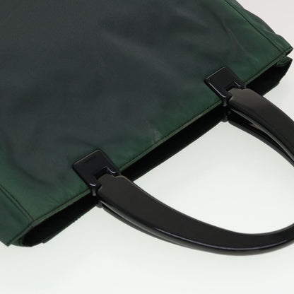 Prada Hand Bag Nylon Green  bs6158