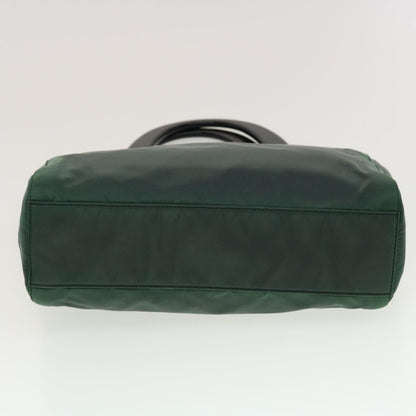 Prada Hand Bag Nylon Green  bs6158