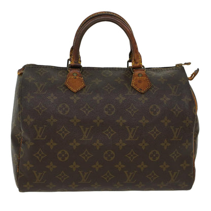 LOUIS VUITTON Monogram Speedy 30 Hand Bag M41526 LV Auth bs6189
