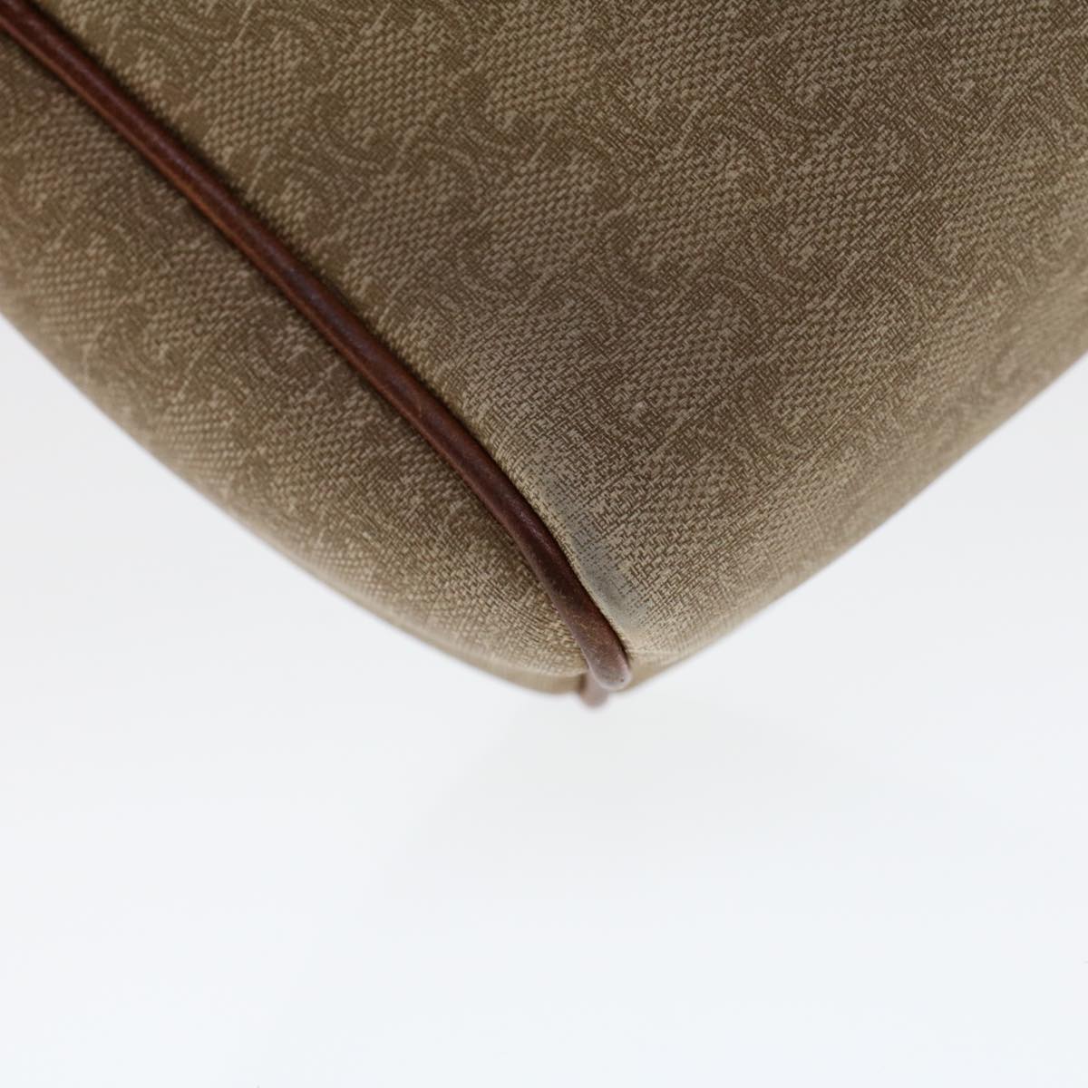 Celine Macadam Canvas Clutch Bag PVC Leather 2Set Beige Brown  bs6264