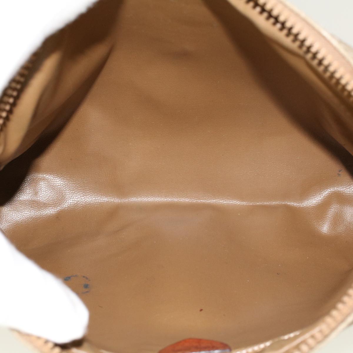 Celine Macadam Canvas Clutch Bag PVC Leather 2Set Beige Brown  bs6264