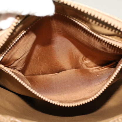 Celine Macadam Canvas Clutch Bag PVC Leather 2Set Beige Brown  bs6264
