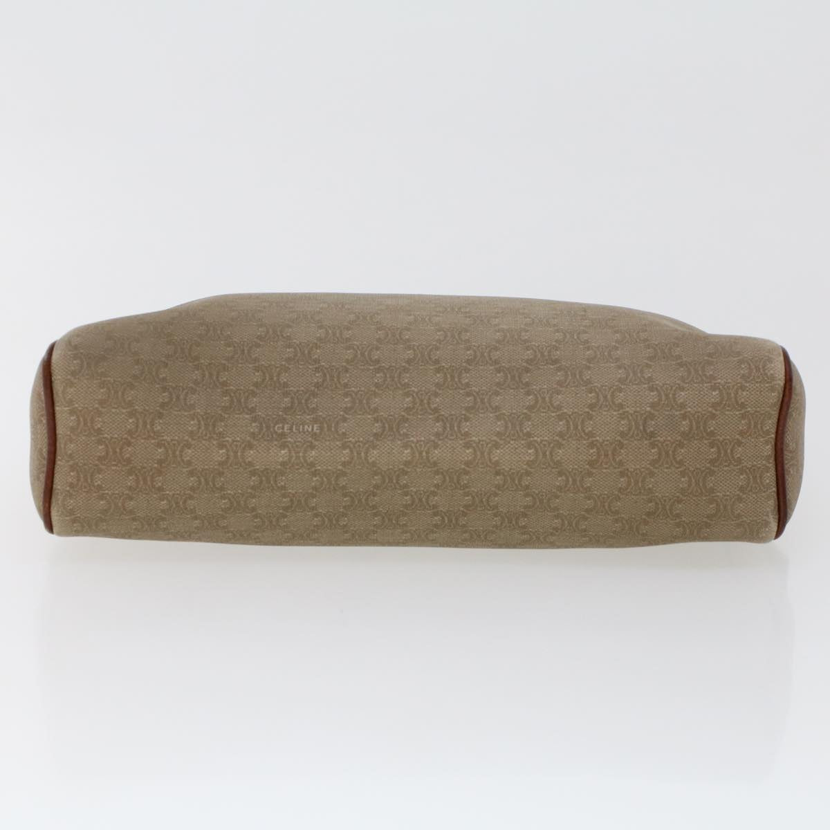 Celine Macadam Canvas Clutch Bag PVC Leather 2Set Beige Brown  bs6264