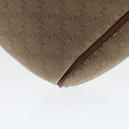 Celine Macadam Canvas Clutch Bag PVC Leather 2Set Beige Brown  bs6264