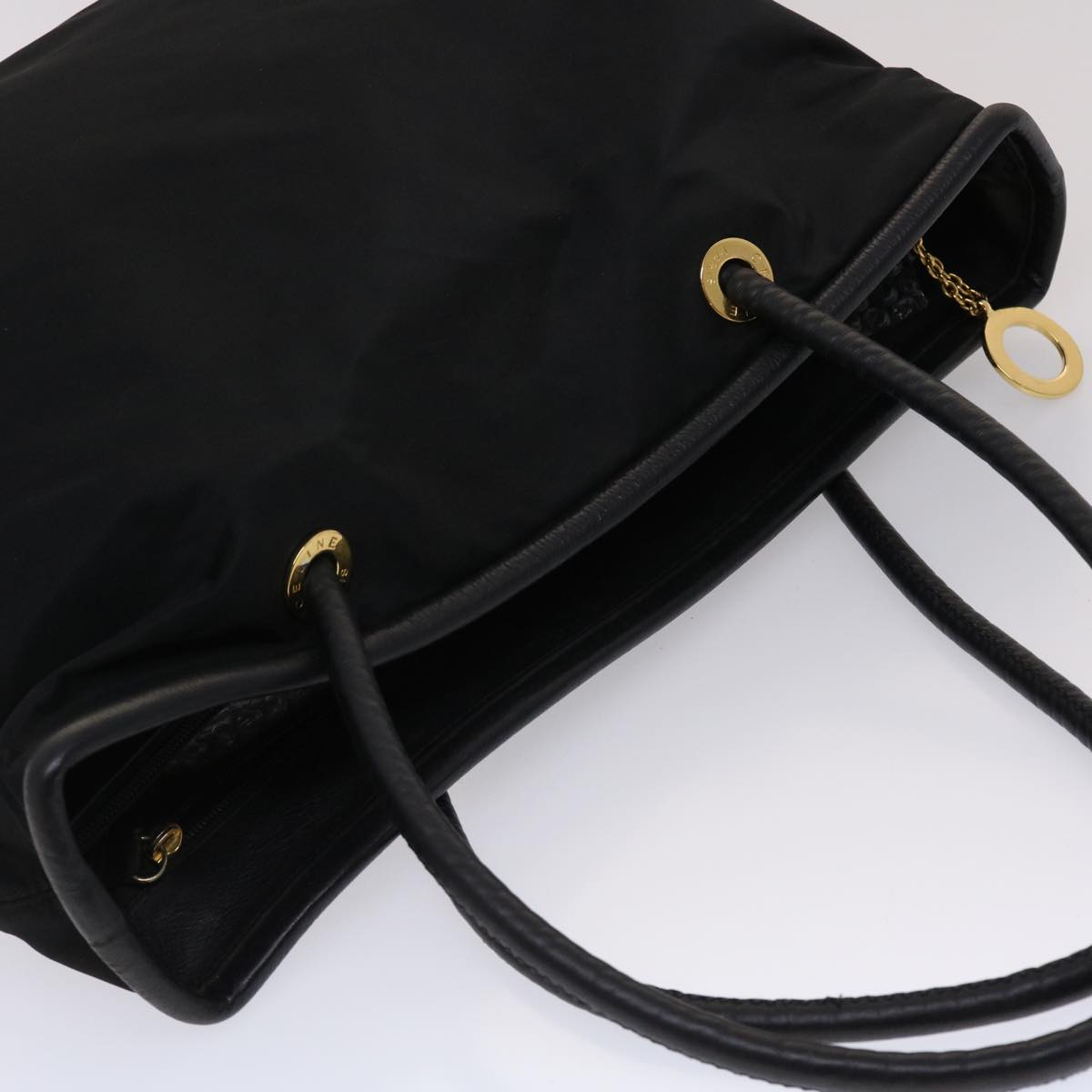 Celine Tote Bag Nylon Black  bs6316