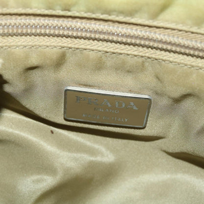 Prada Hand Bag Nylon Khaki  bs6392