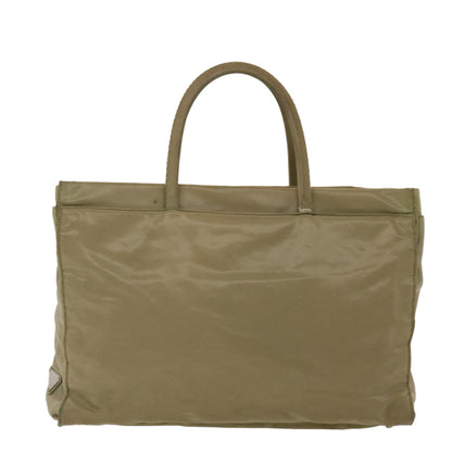 Prada Hand Bag Nylon Khaki  bs6392