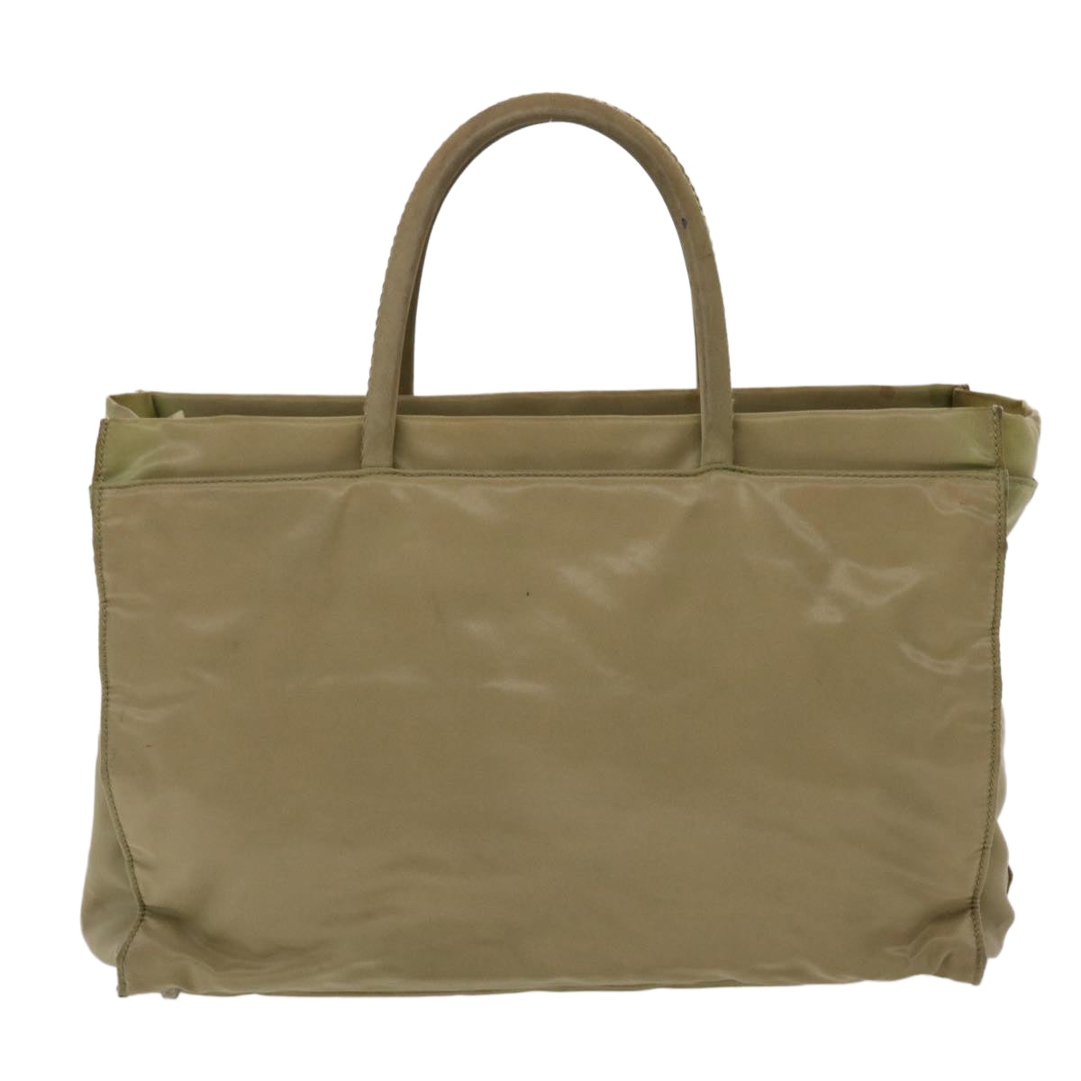 Prada Hand Bag Nylon Khaki  bs6392