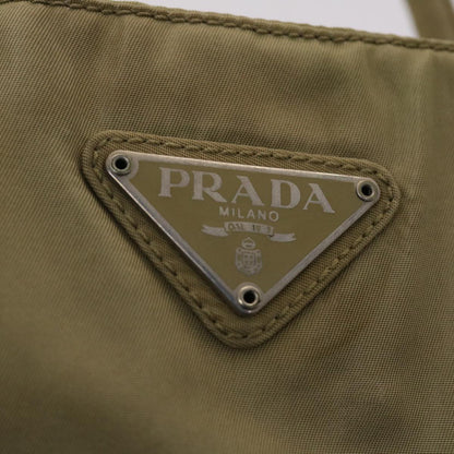 Prada Hand Bag Nylon Khaki  bs6394