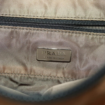 Prada Hand Bag Nylon Brown  bs6562