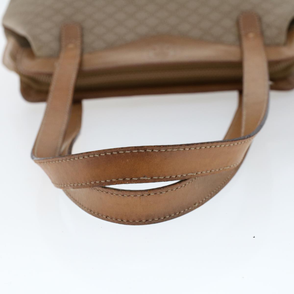 Celine Macadam Canvas Pouch Shoulder Bag 2Set Beige  bs6571