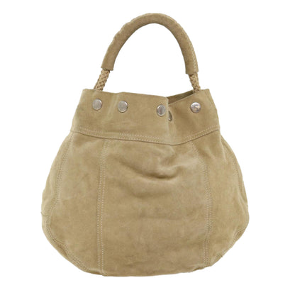 Prada Shoulder Bag Suede Beige  bs6610