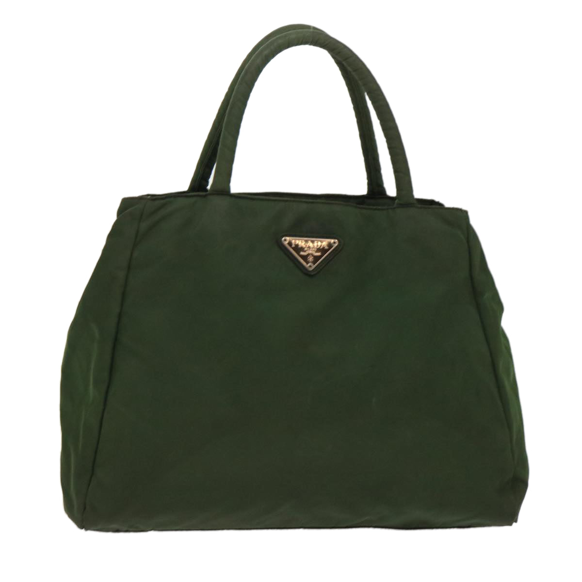 Prada Hand Bag Nylon Green  bs6630