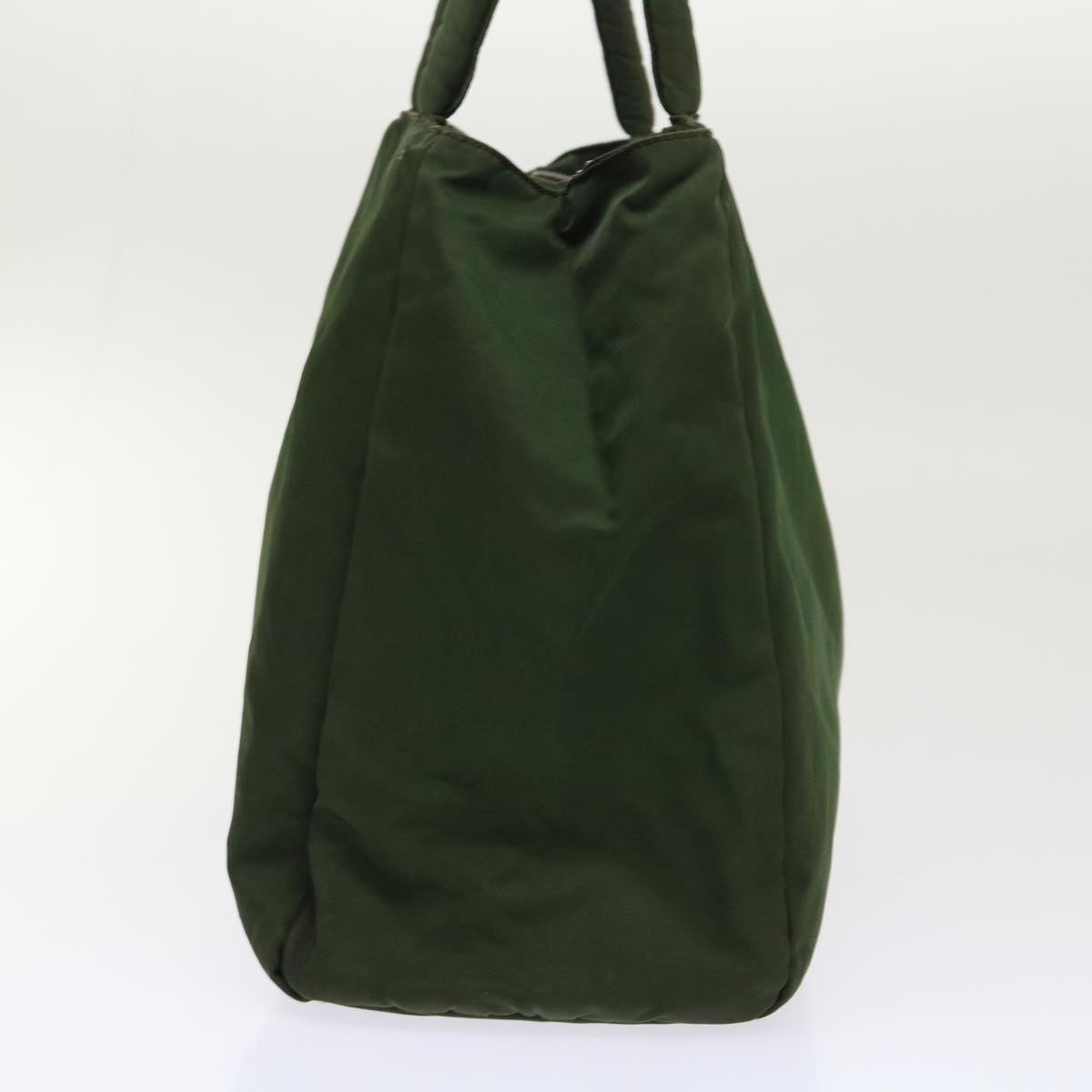 Prada Hand Bag Nylon Green  bs6630