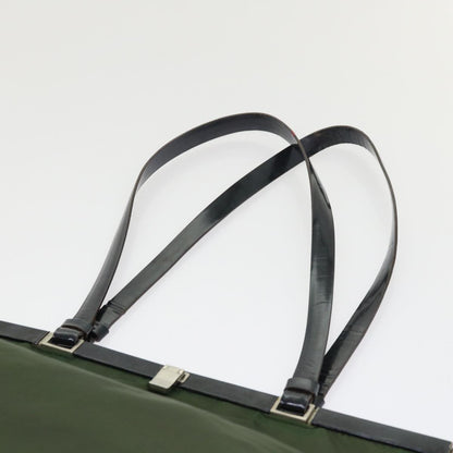 Prada Shoulder Bag Nylon Leather Green  bs6634