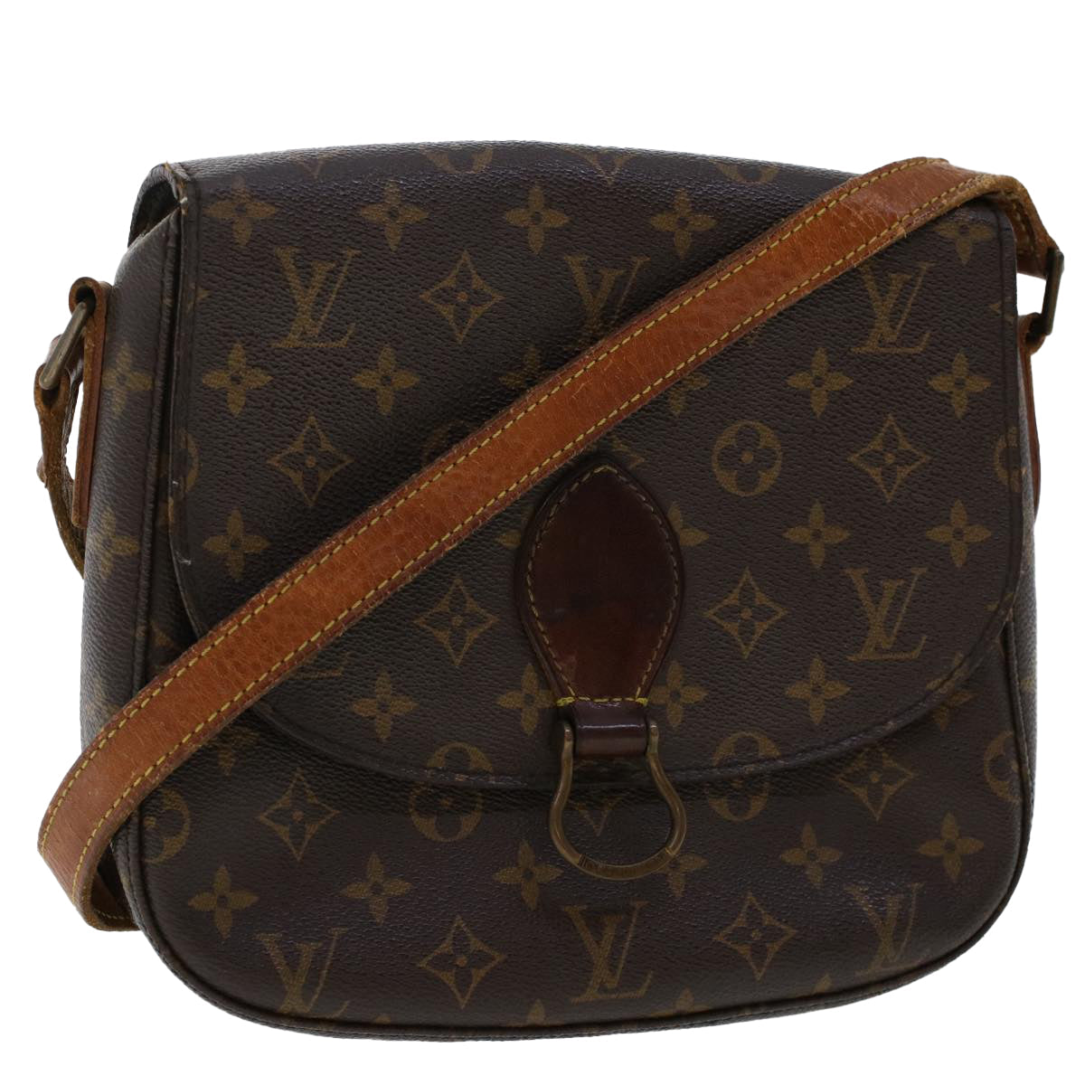 LOUIS VUITTON Monogram Saint Cloud GM Shoulder Bag M51242 LV  bs6817
