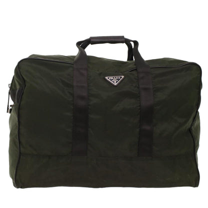 Prada Boston Bag Nylon Green  bs6934