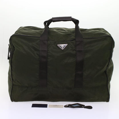 Prada Boston Bag Nylon Green  bs6934