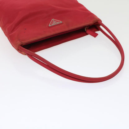 PRADA Shoulder Bag Nylon 3Set White Red Black Auth bs6984