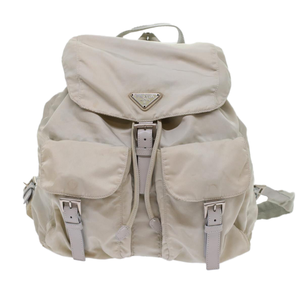 Prada Backpack Nylon White  bs7046