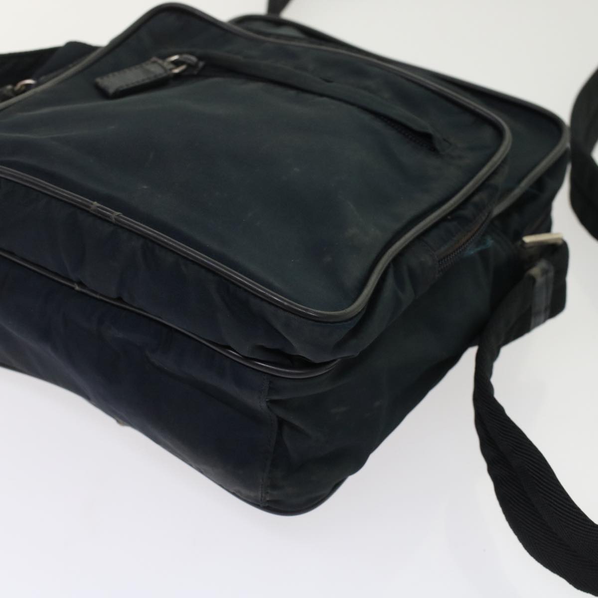 Prada Shoulder Bag Nylon Navy  bs7121