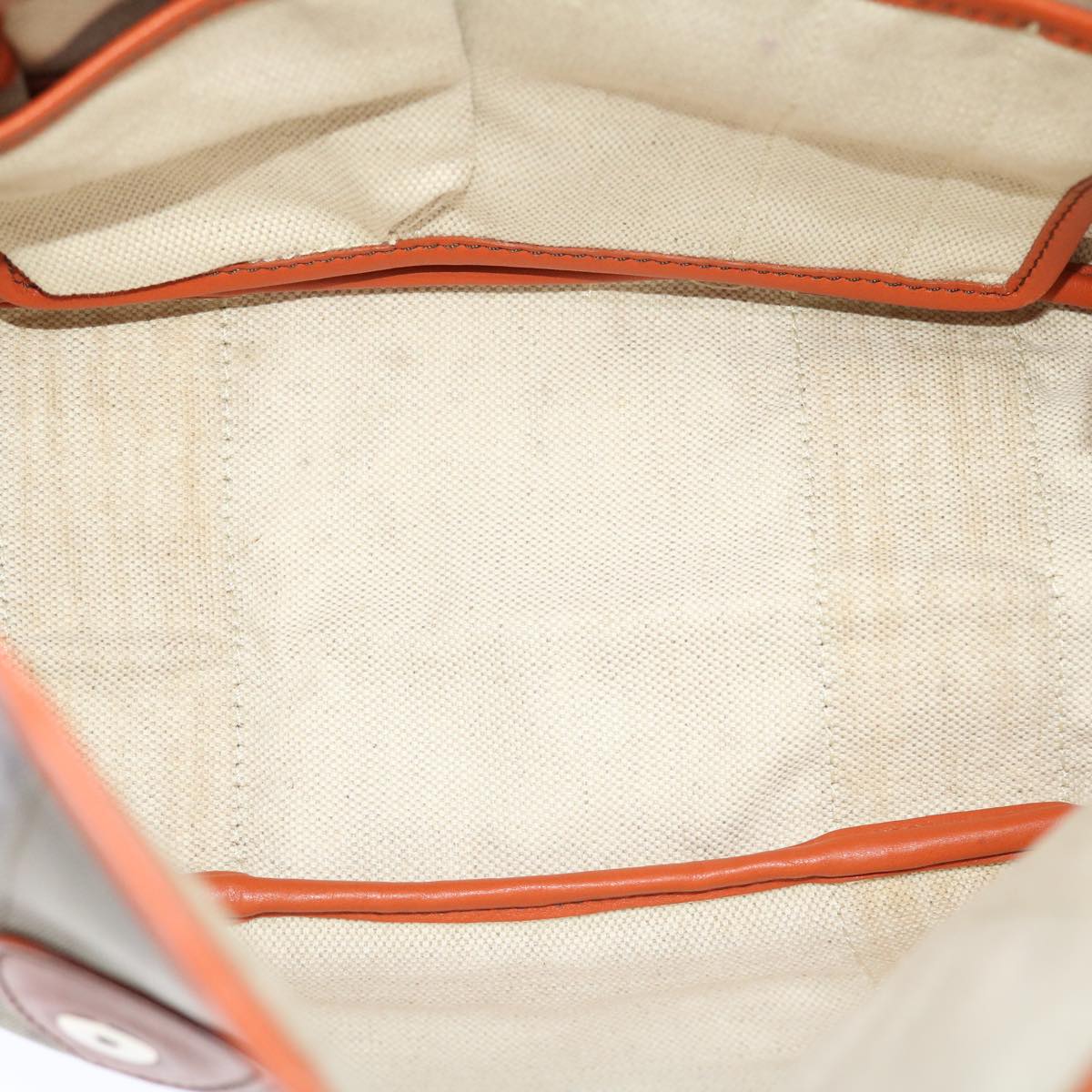 Celine C Macadam Canvas Shoulder Bag Gray  bs7140