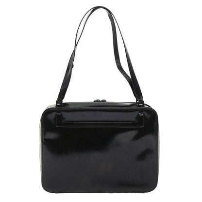 GUCCI Shoulder Bag Patent leather Black 0013091 3754  bs7235