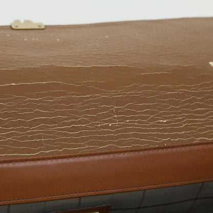 BurberrySs Briefcase Leather Brown Auth bs7549