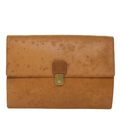BurberrySs Briefcase Leather Brown Auth bs7549
